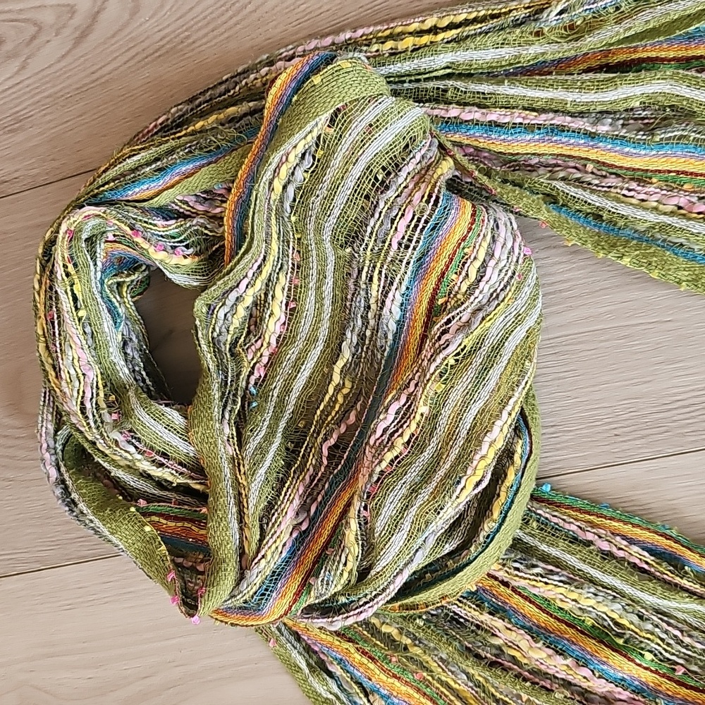 Multicolor Striped Scarf - Picture 3 of 7